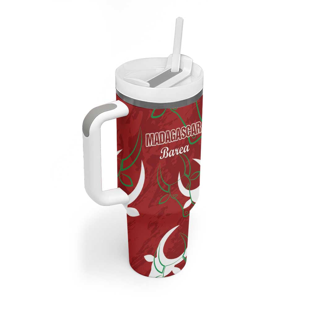 Custom Madagascar Football Tumbler With Handle Allez Barea LT15