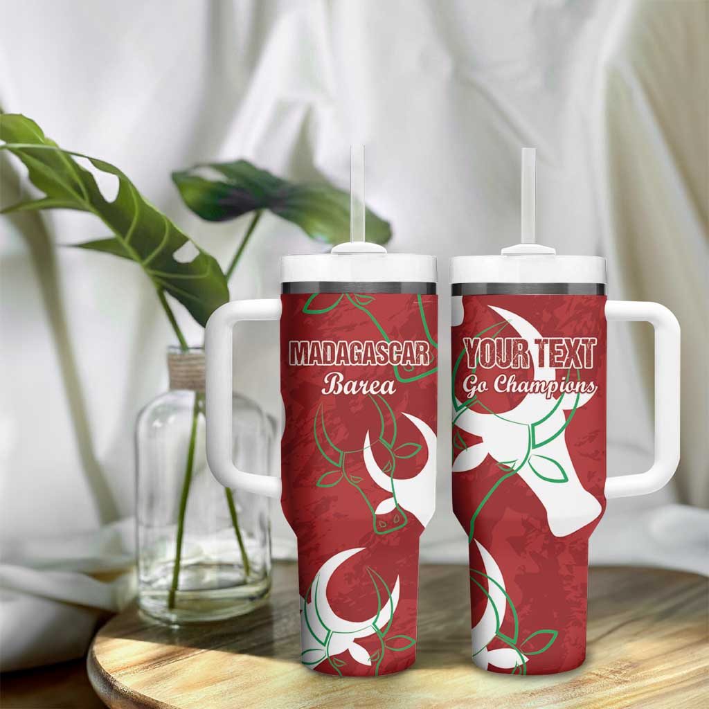 Custom Madagascar Football Tumbler With Handle Allez Barea LT15