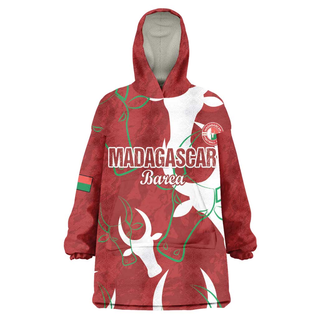 Custom Madagascar Football Wearable Blanket Hoodie Allez Barea LT15