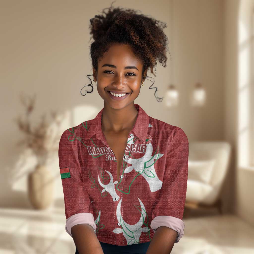Custom Madagascar Football Women Casual Shirt Allez Barea LT15