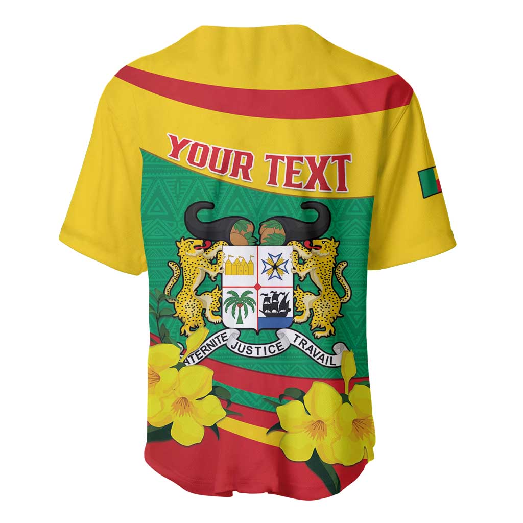 Personalized Happy Benin National Day Baseball Jersey Fraternite Justice Travail LT15