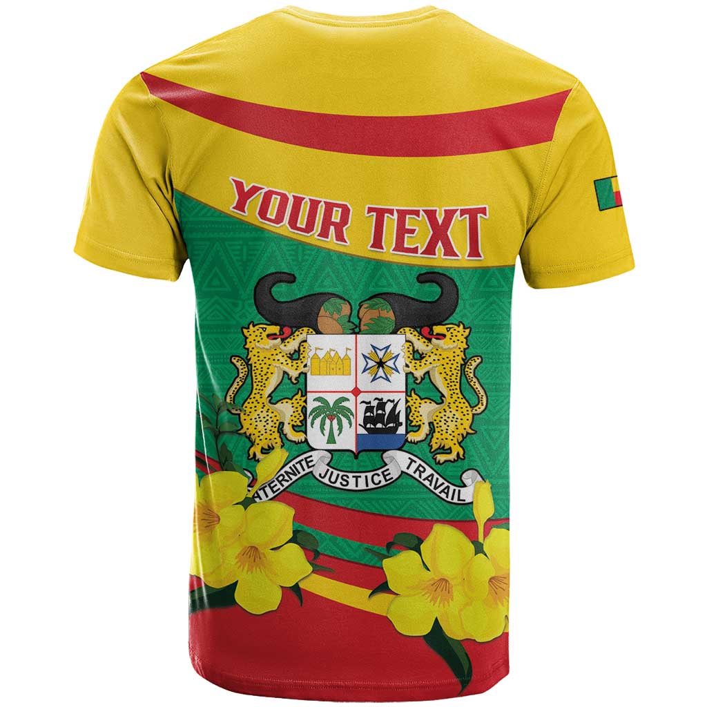 Personalized Happy Benin National Day T shirt Fraternite Justice Travail LT15