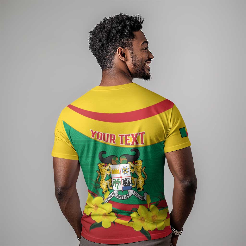 Personalized Happy Benin National Day T shirt Fraternite Justice Travail LT15