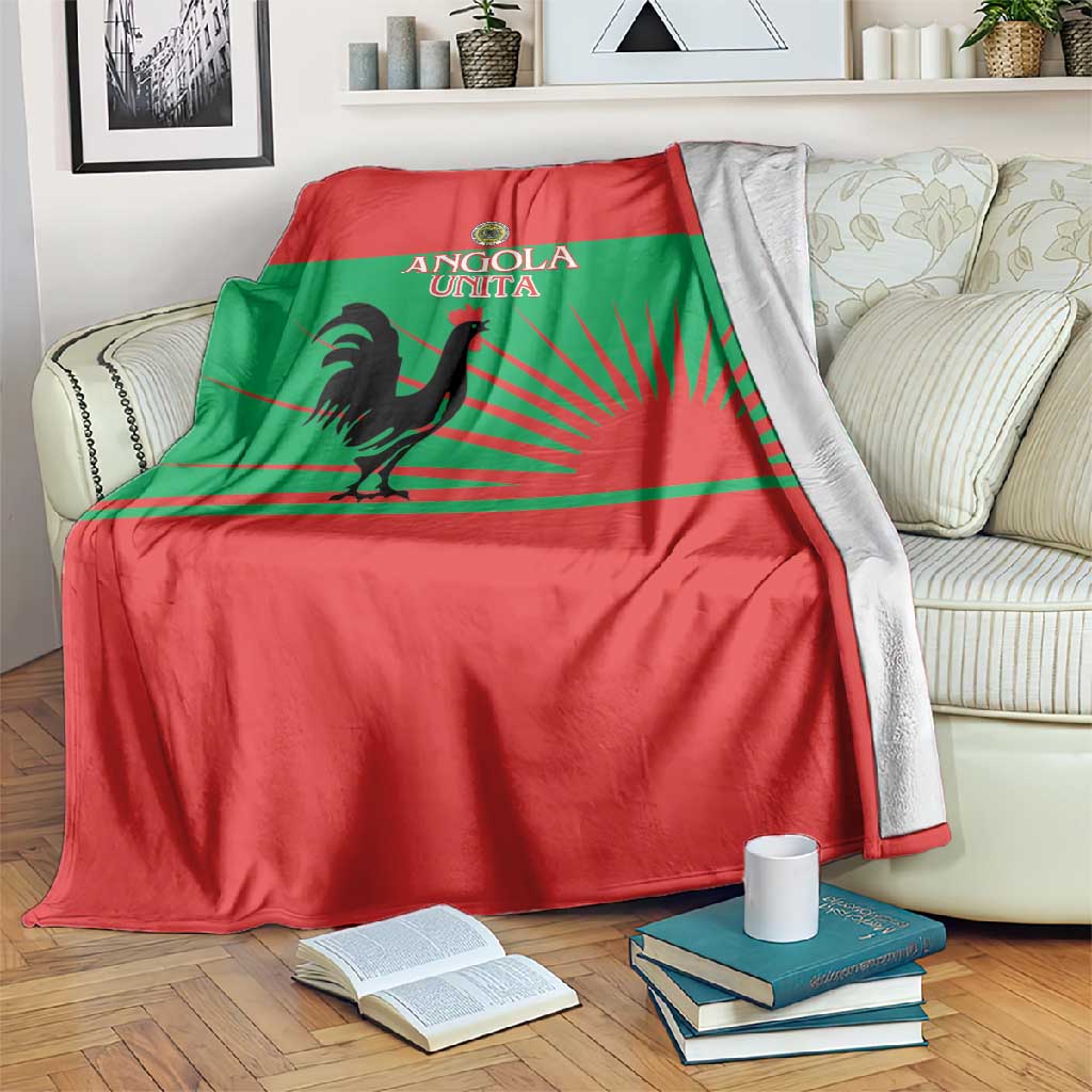 Angola Blanket UNITA  Party Flag Style LT15
