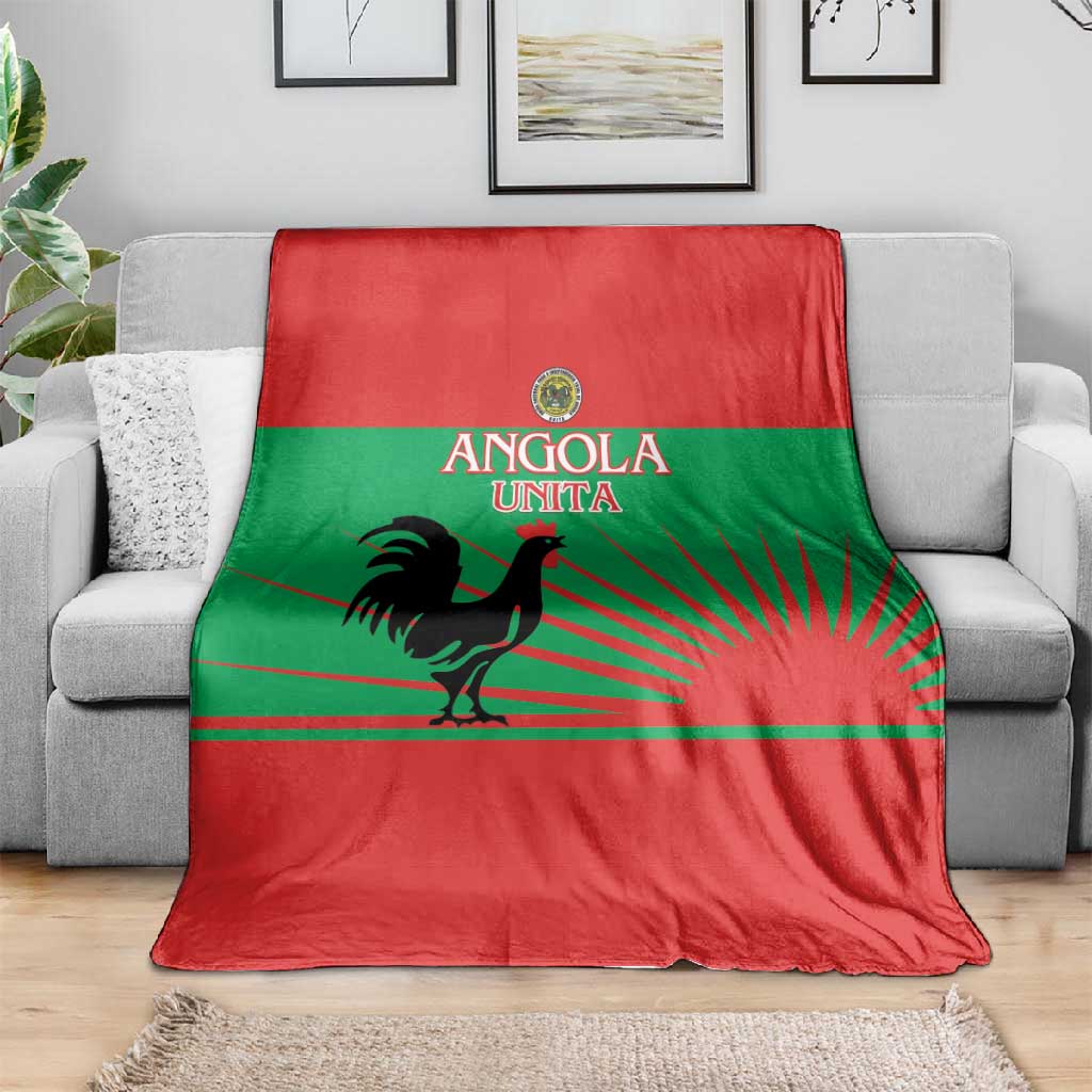Angola Blanket UNITA  Party Flag Style LT15