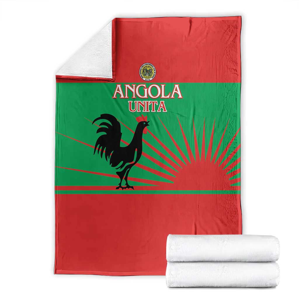 Angola Blanket UNITA  Party Flag Style LT15