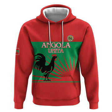 Personalised UNITA Angola Hoodie Party Flag Style LT15