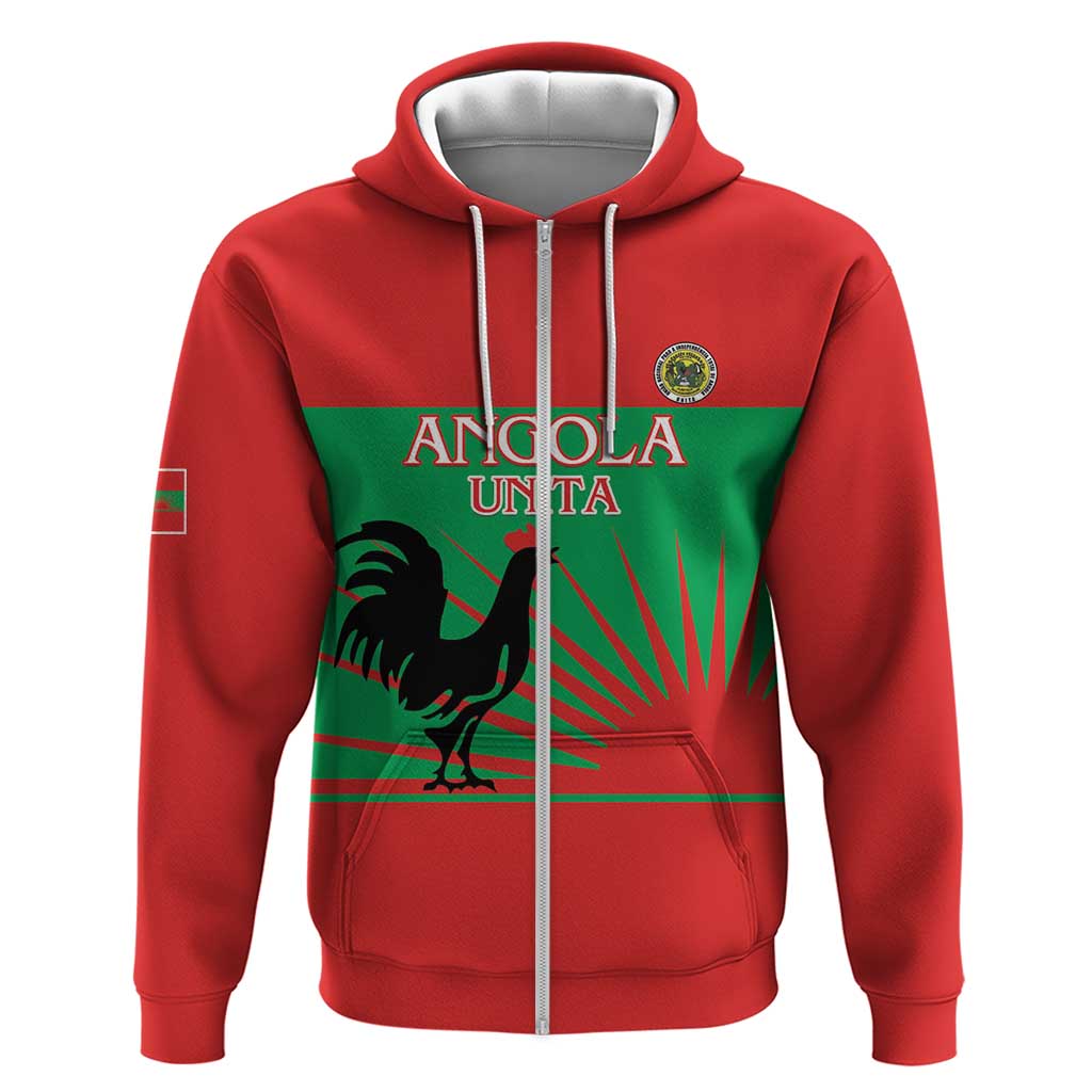 Personalised UNITA Angola Hoodie Party Flag Style LT15