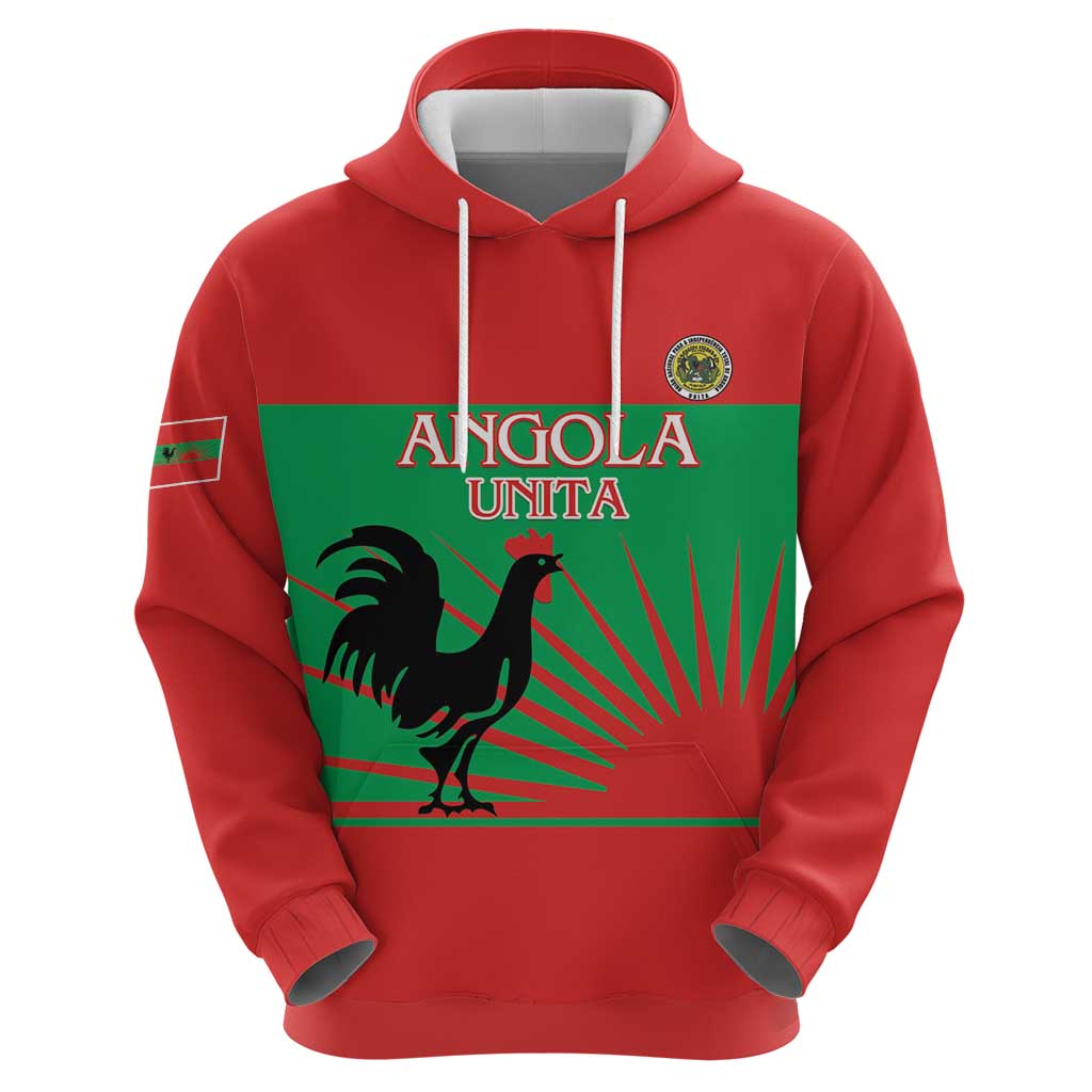 Personalised UNITA Angola Hoodie Party Flag Style LT15