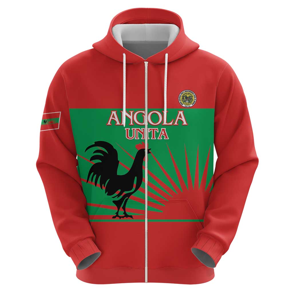 Personalised UNITA Angola Hoodie Party Flag Style LT15