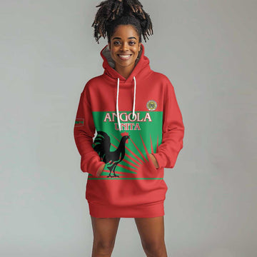 Personalized Angola Hoodie Dress UNITA  Party Flag Style LT15