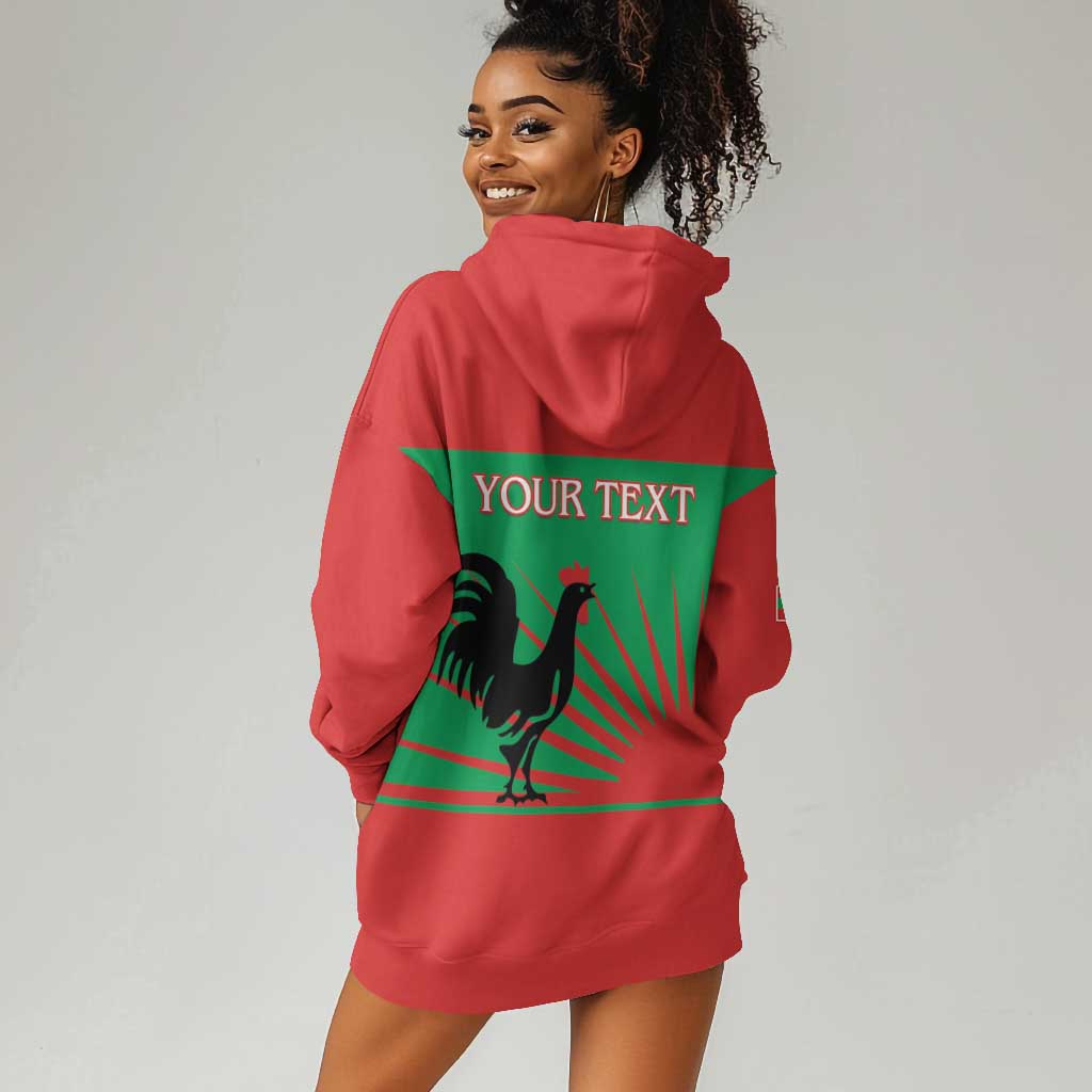 Personalized Angola Hoodie Dress UNITA  Party Flag Style LT15