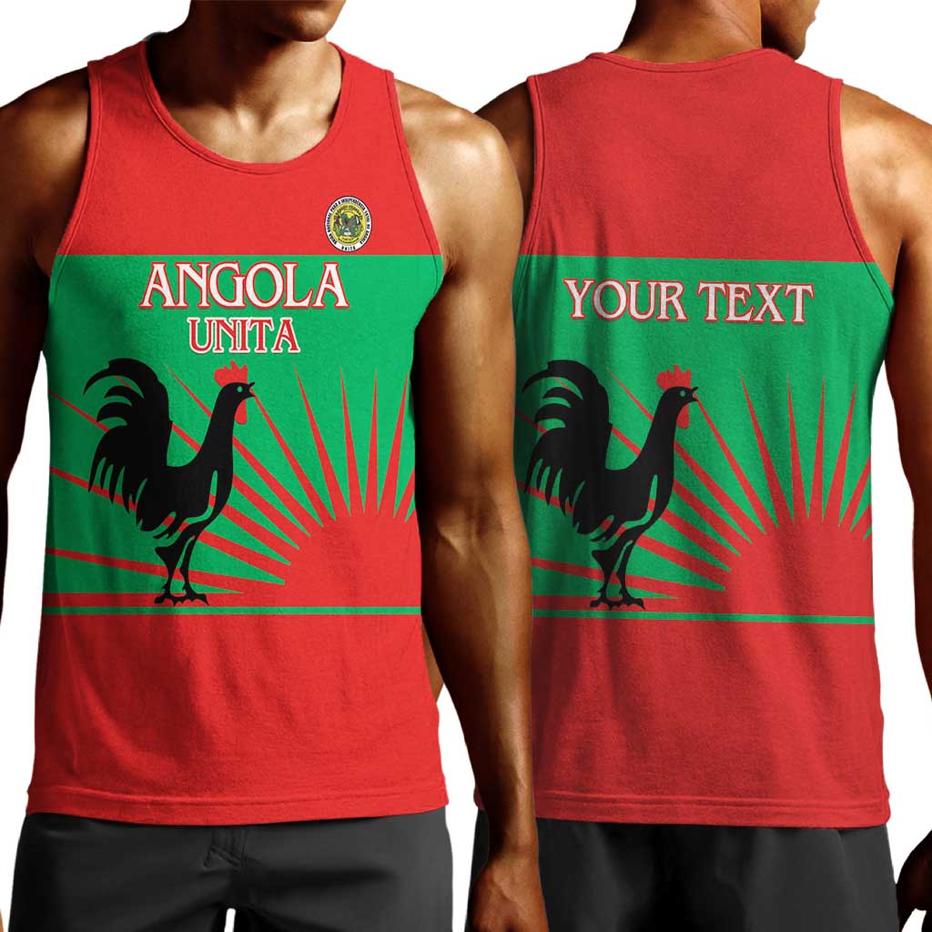 Personalized Angola Men Tank Top UNITA  Party Flag Style LT15
