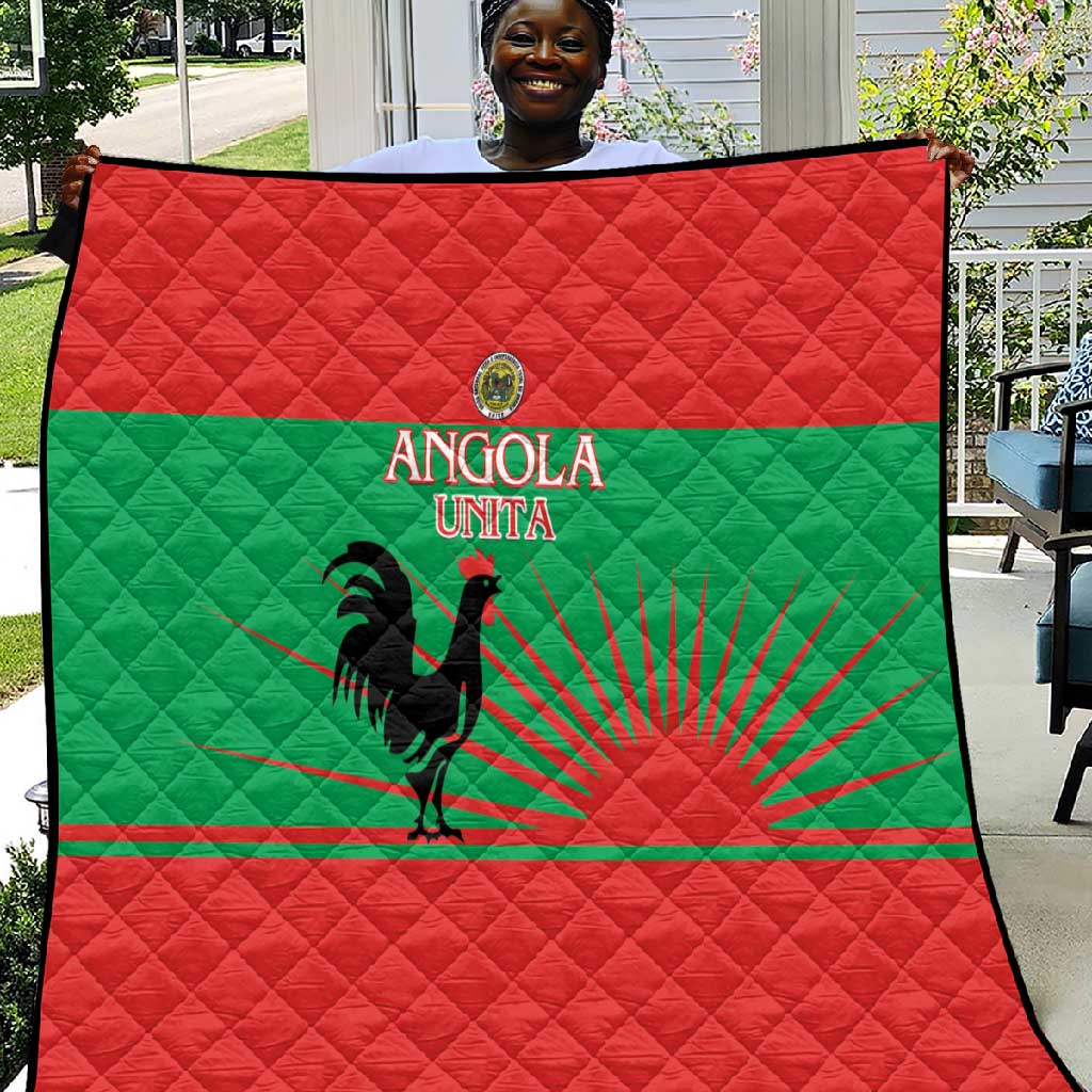 Angola Quilt UNITA  Party Flag Style LT15