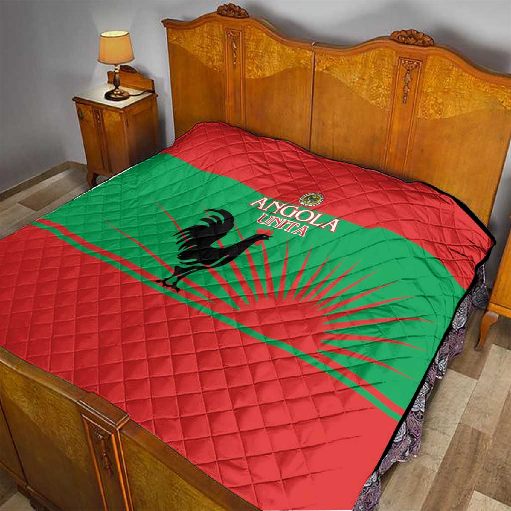 Angola Quilt UNITA  Party Flag Style LT15