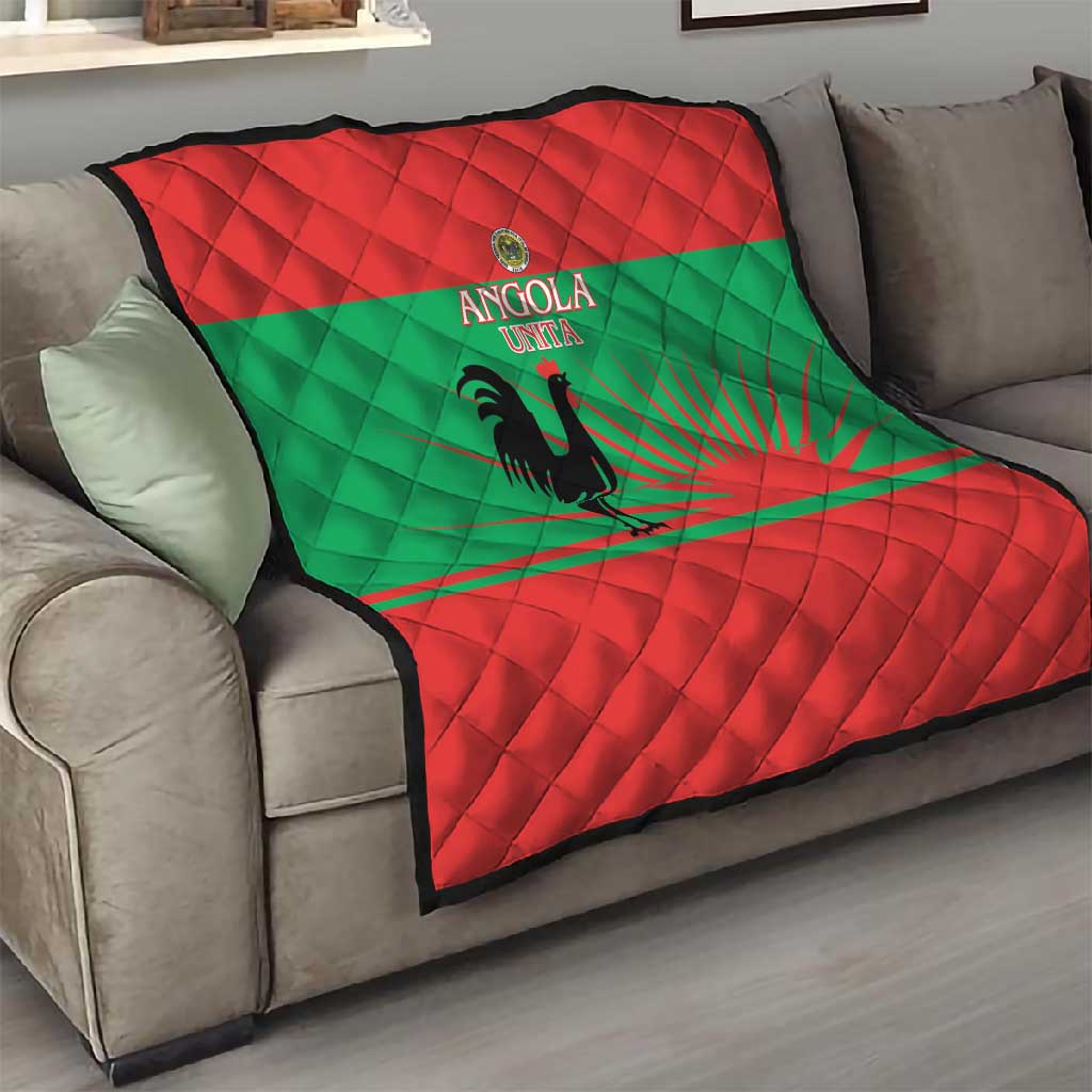 Angola Quilt UNITA  Party Flag Style LT15