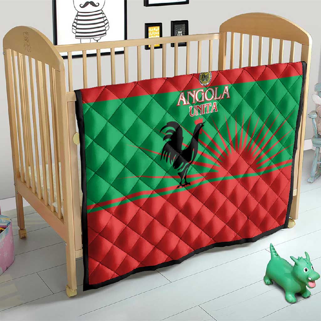 Angola Quilt UNITA  Party Flag Style LT15