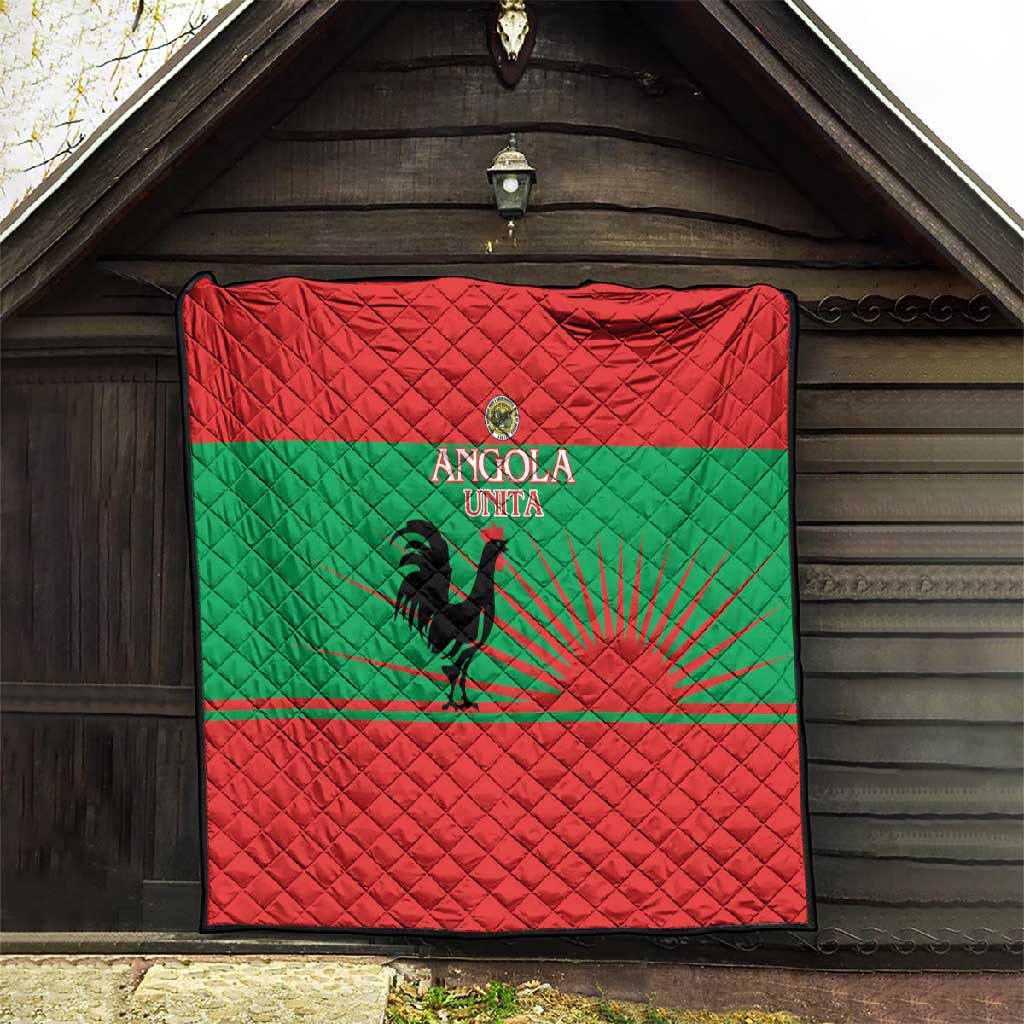 Angola Quilt UNITA  Party Flag Style LT15
