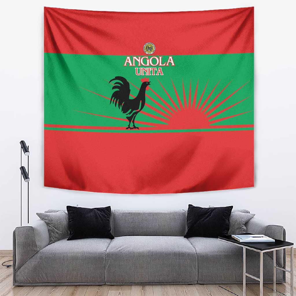 Angola Tapestry UNITA  Party Flag Style LT15