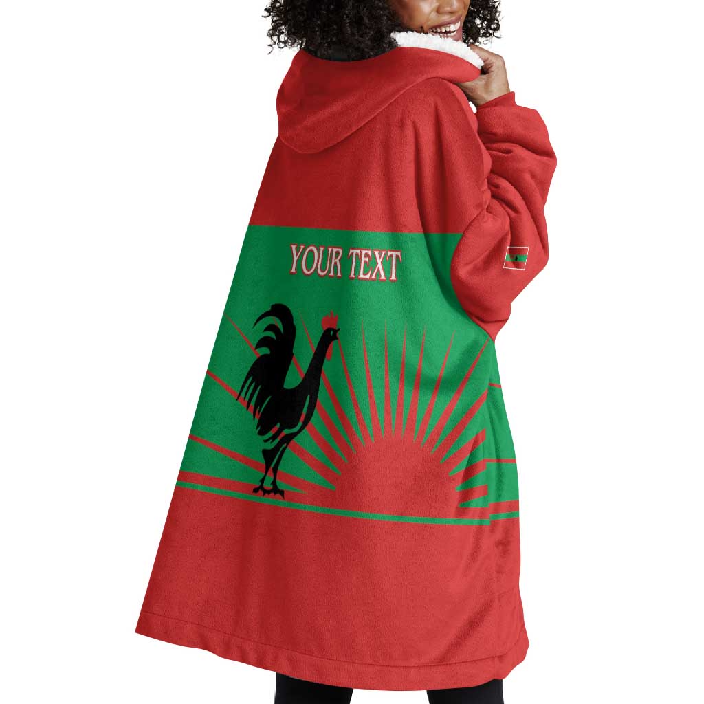 Personalized Angola Wearable Blanket Hoodie UNITA  Party Flag Style LT15