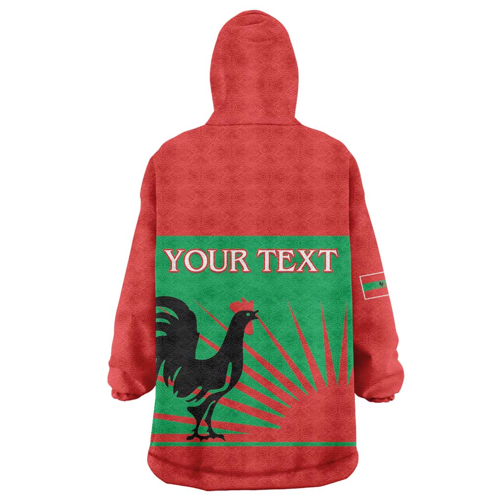 Personalized Angola Wearable Blanket Hoodie UNITA  Party Flag Style LT15