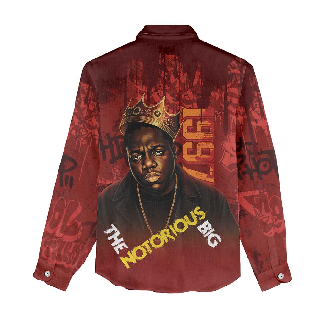 Biggie Smalls Forever Since 1997 Women Casual Shirt Big Black Hip Hop LT15