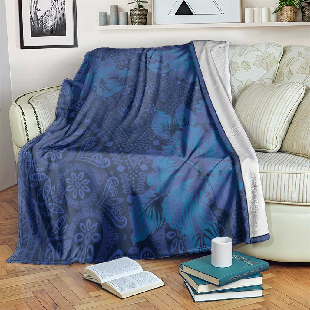 Afro Hibiscus Tropical Blanket ShweShwe African Pattern LT15