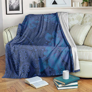 Afro Hibiscus Tropical Blanket ShweShwe African Pattern LT15