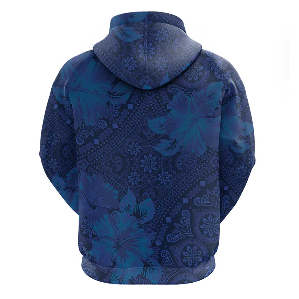 Hibiscus Mix ShweShwe African Pattern Hoodie LT15