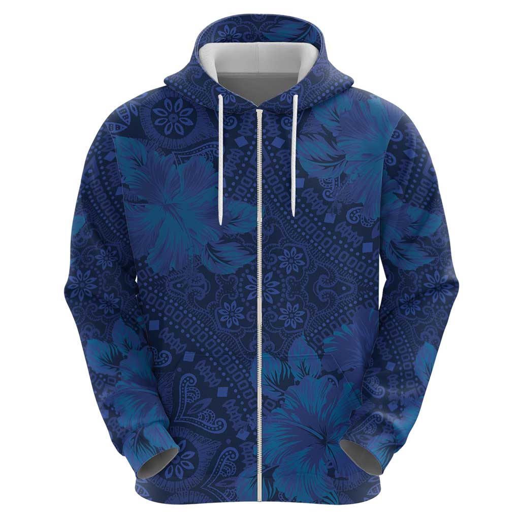 Hibiscus Mix ShweShwe African Pattern Hoodie LT15