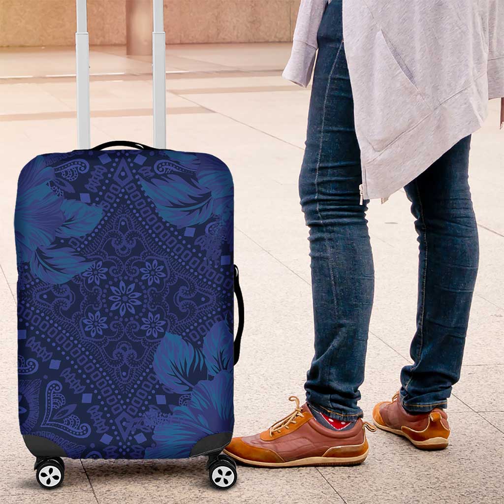 Hibiscus Mix ShweShwe African Pattern Luggage Cover LT15