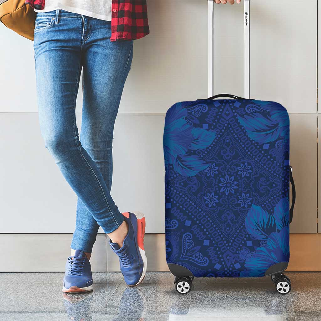 Hibiscus Mix ShweShwe African Pattern Luggage Cover LT15