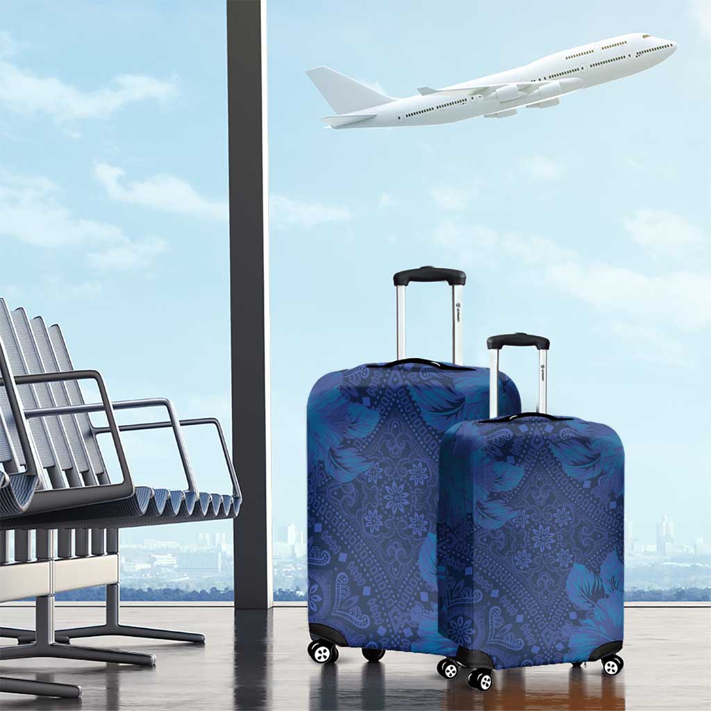 Hibiscus Mix ShweShwe African Pattern Luggage Cover LT15