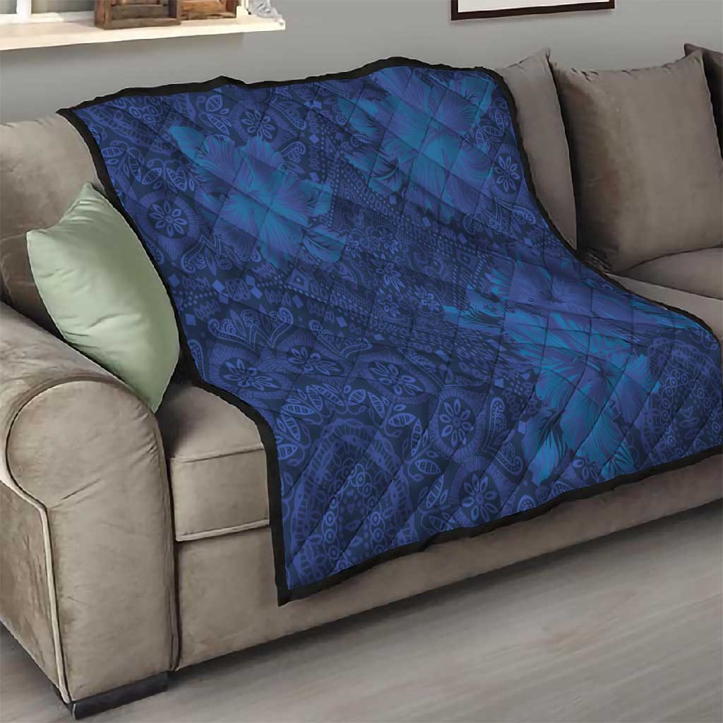 Afro Hibiscus Tropical Quilt ShweShwe African Pattern LT15