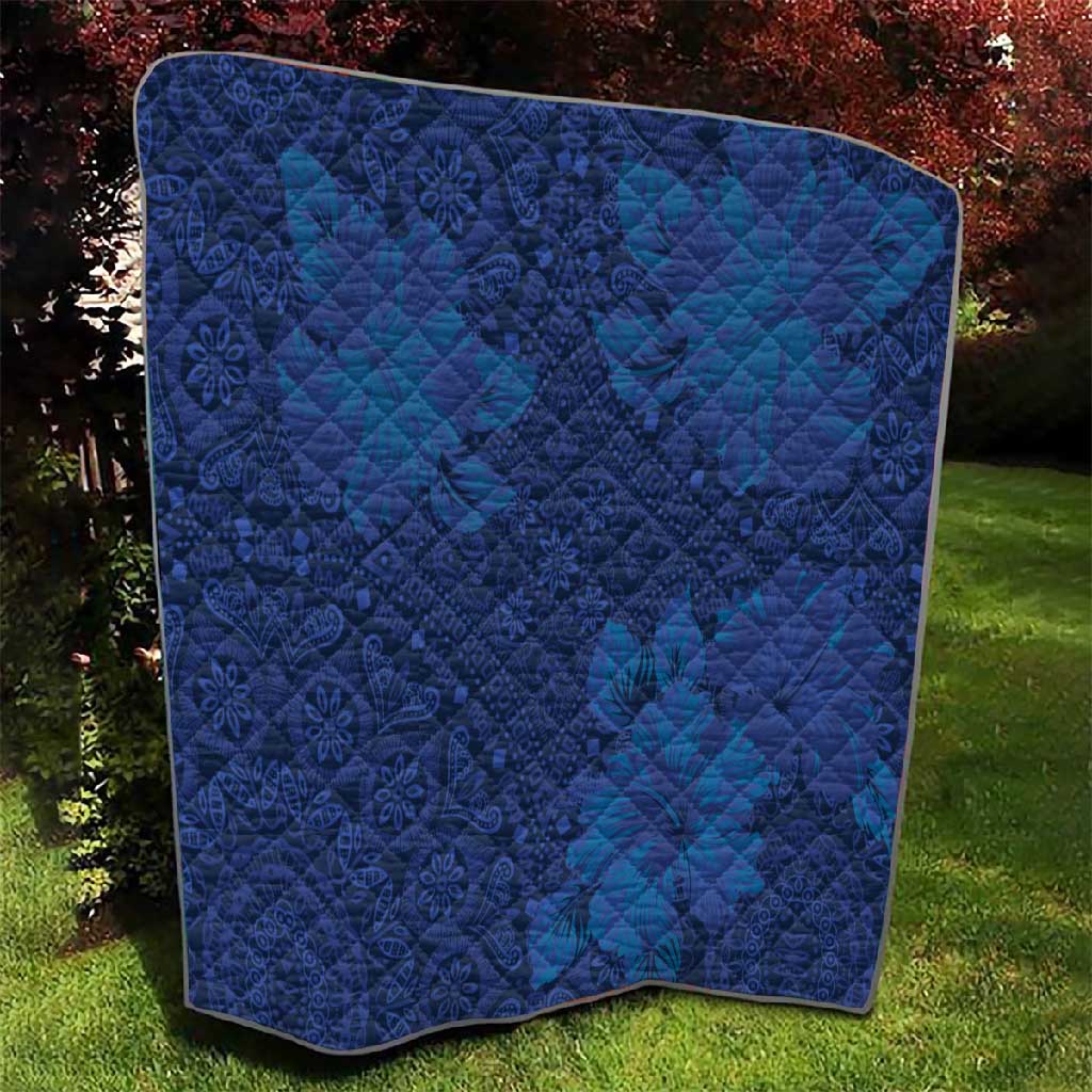 Afro Hibiscus Tropical Quilt ShweShwe African Pattern LT15