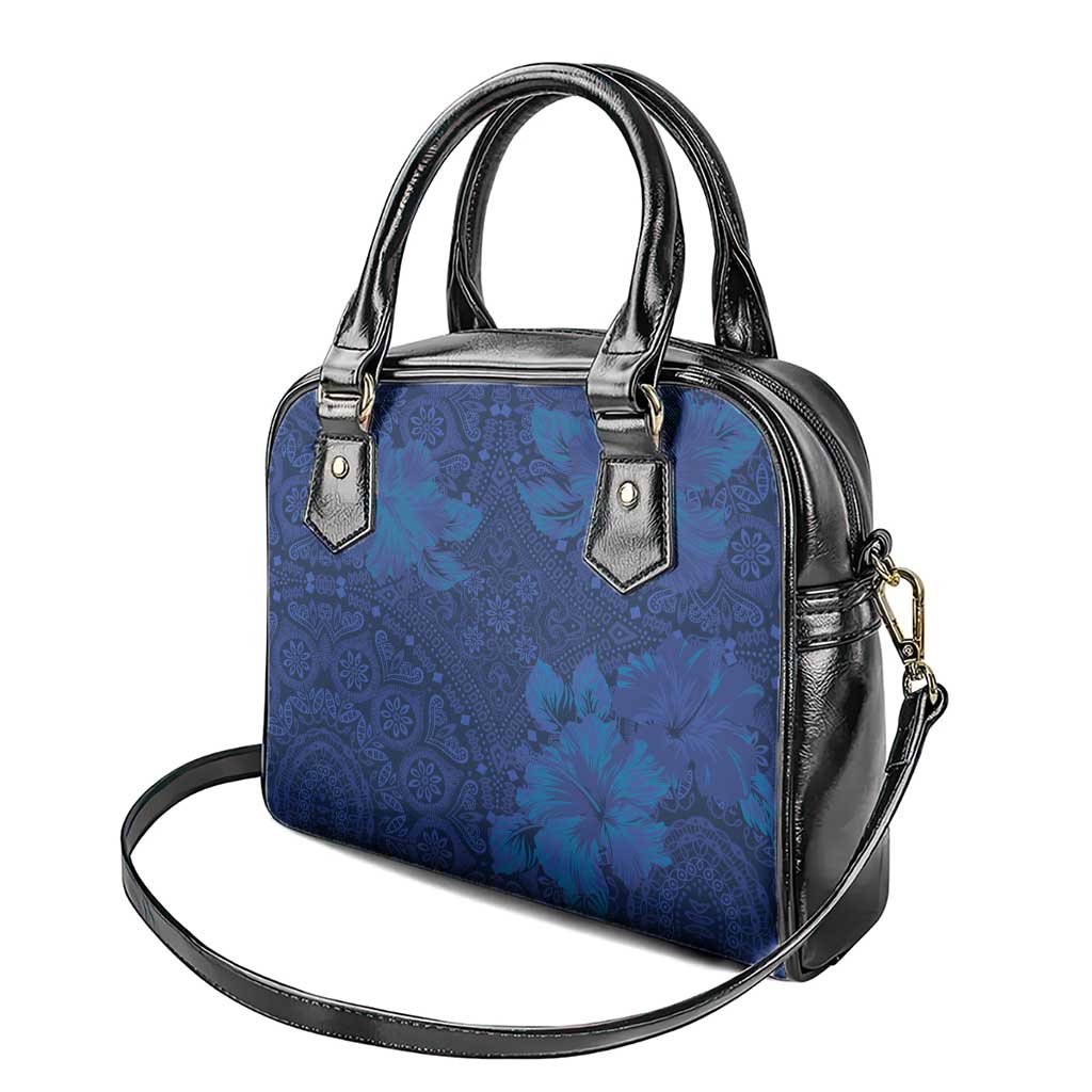 Hibiscus Mix ShweShwe African Pattern Shoulder Handbag LT15