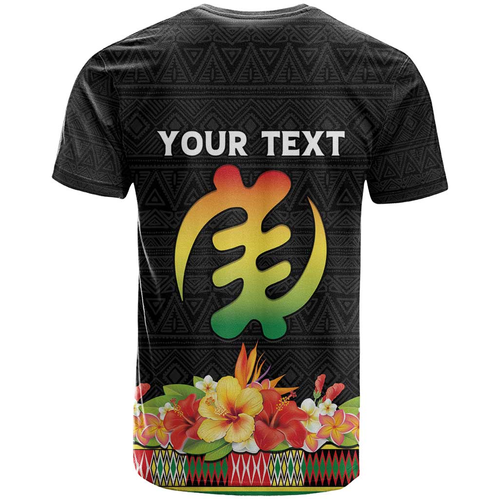 Personalized Afro Hibiscus Tropical T shirt Dashiki African Pattern LT15