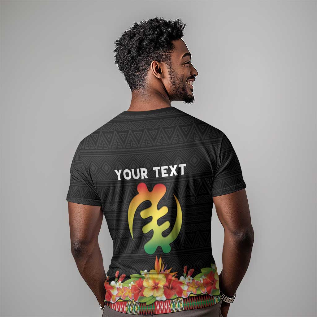 Personalized Afro Hibiscus Tropical T shirt Dashiki African Pattern LT15