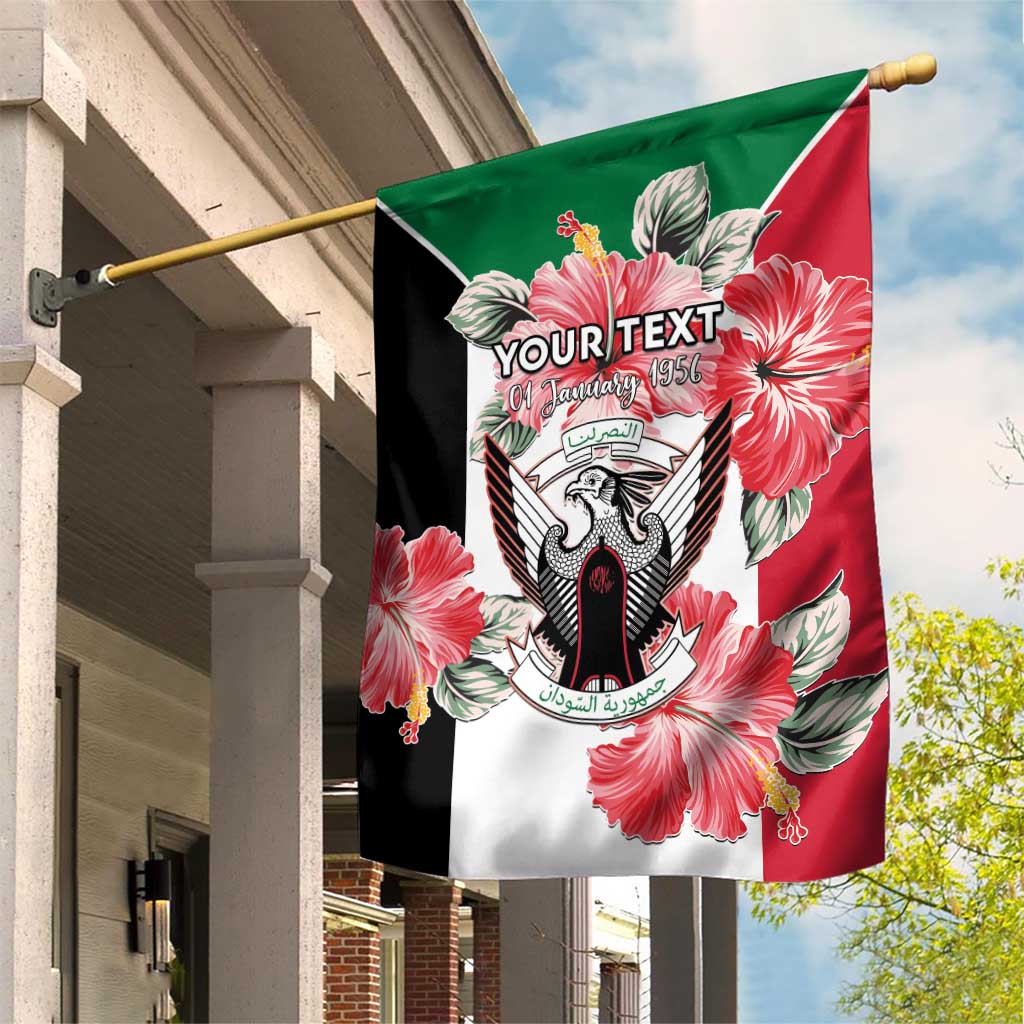 Personalized Afro Sudan Garden Flag Happy Independence Day LT15