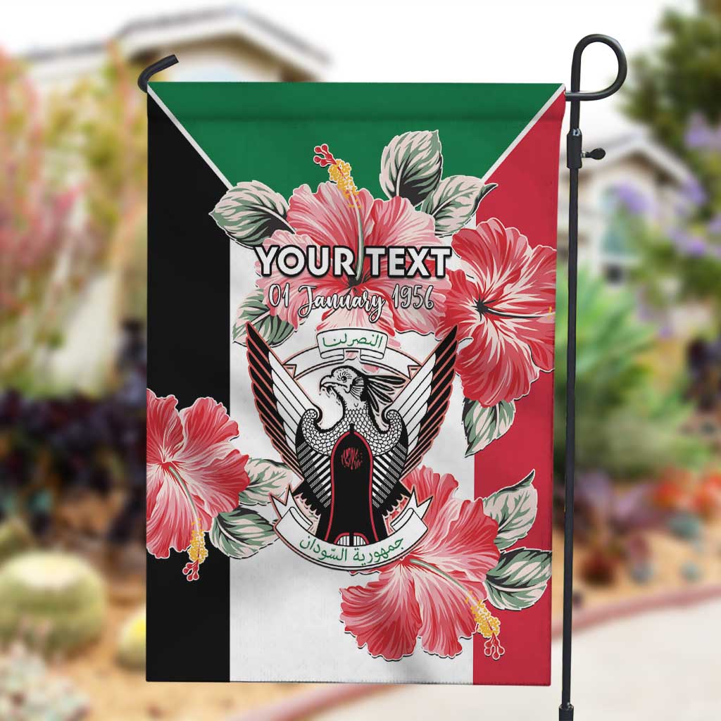 Personalized Afro Sudan Garden Flag Happy Independence Day LT15