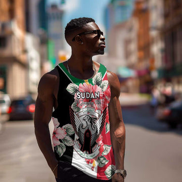 Personalized Afro Sudan Men Tank Top Happy Independence Day LT15