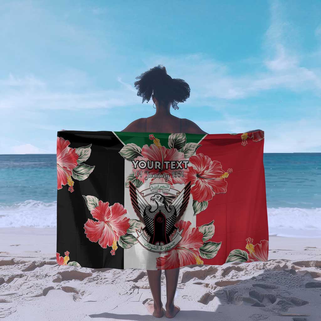 Personalized Afro Sudan Sarong Happy Independence Day LT15