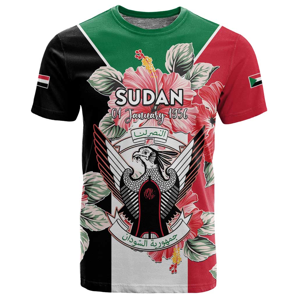 Personalized Afro Sudan T shirt Happy Independence Day LT15