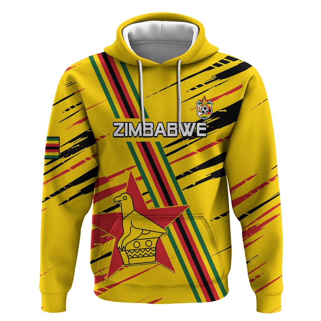 Custom Zimbabwe Football Hoodie Go Warriors LT15