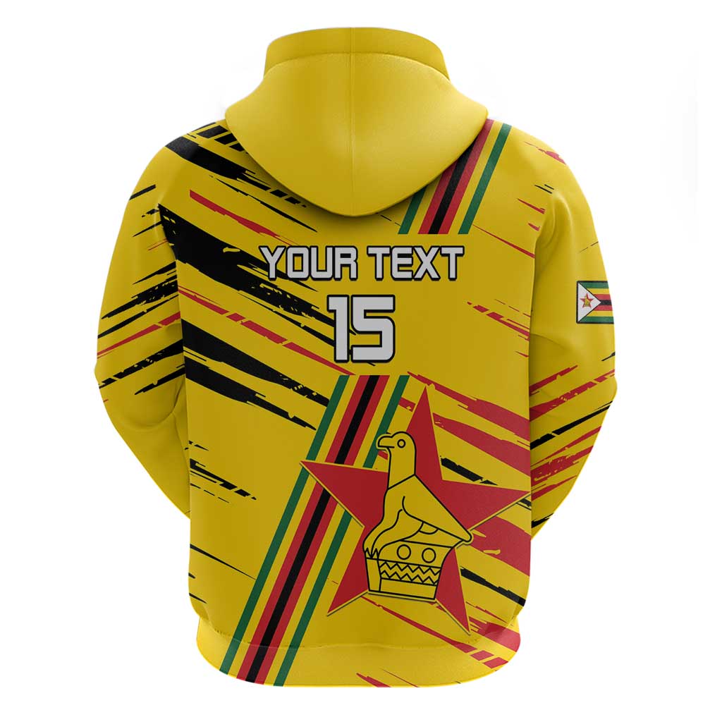 Custom Zimbabwe Football Hoodie Go Warriors LT15