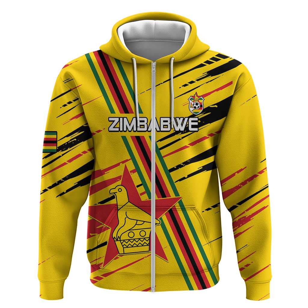 Custom Zimbabwe Football Hoodie Go Warriors LT15