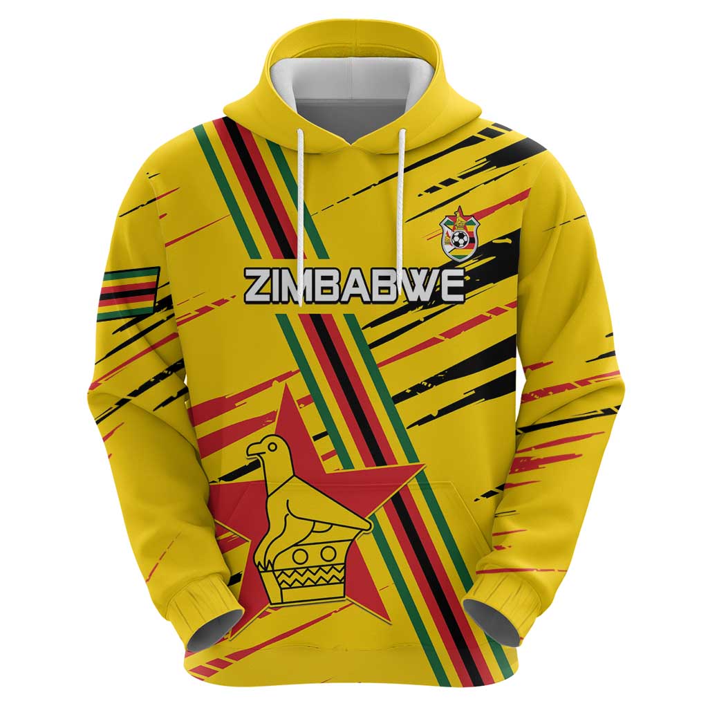 Custom Zimbabwe Football Hoodie Go Warriors LT15