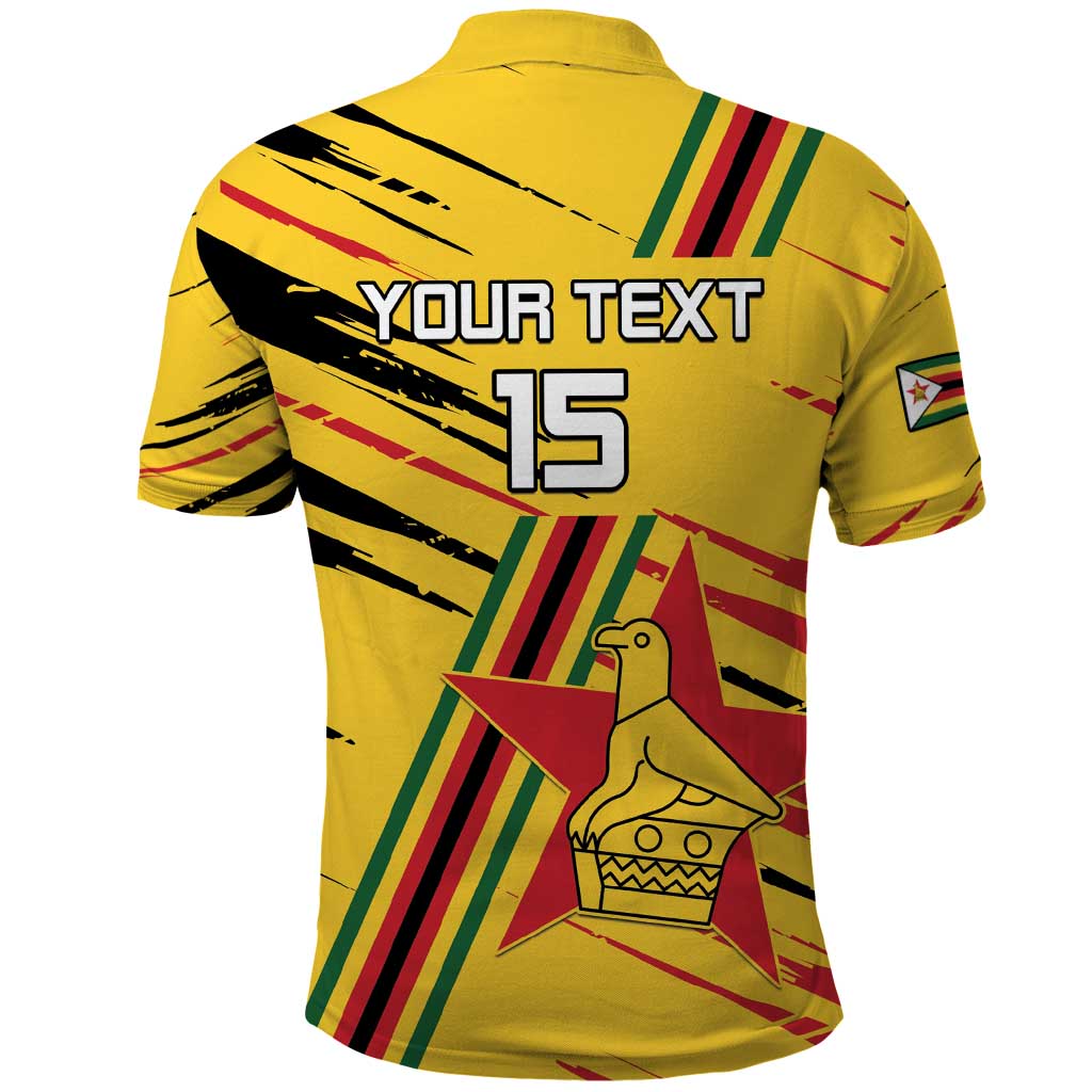 Custom Zimbabwe Football Polo Shirt Go Warriors LT15