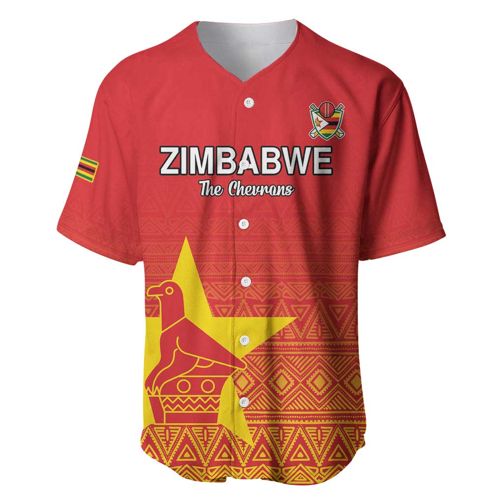 Custom Zimbabwe Cricket Baseball Jersey Go Champions LT15