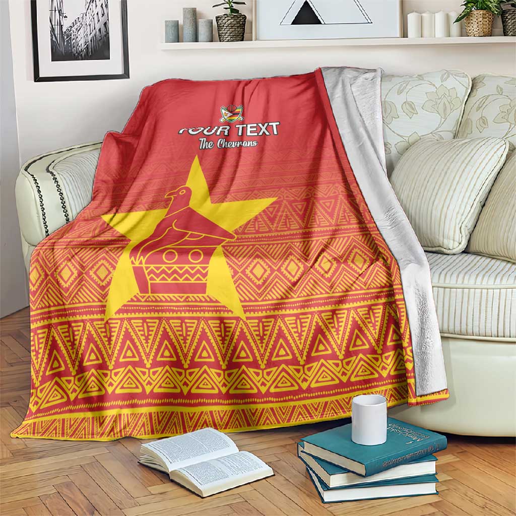 Custom Zimbabwe Cricket Blanket Go Champions LT15